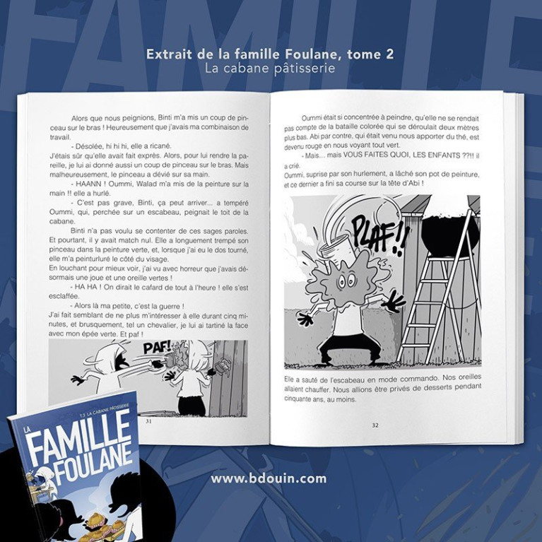 BD - Famille Foulane 3 - la Cabane Pâtisserie T3 - Edition Du Bdouin