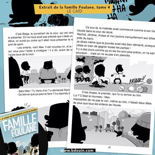 BD - Famille Foulane 4 - Des Récréations Pleines d'Histoires T4 - Edition Du Bdouin