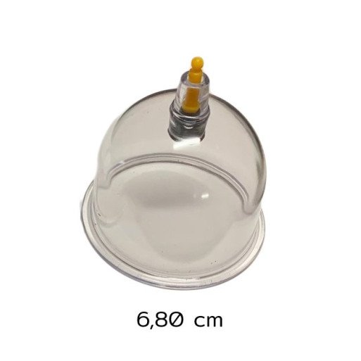 Grande Ventouse Plastique - Qualité A Valve Jaune Diamètre 6,80 cm