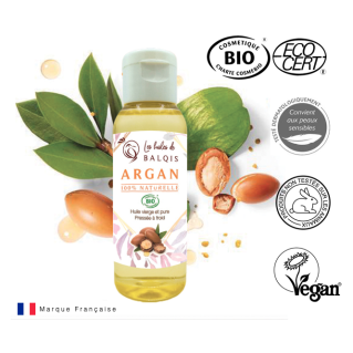Huile d'Argan BIO - 50 ml - Les Huiles Balqis Huile d'Argan BIO - 50 ml - Les Huiles Balqis