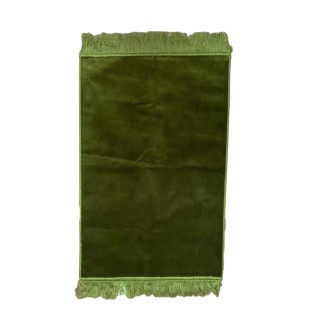 Vert Foncé - Tapis de Prière Uni - Enfant - 47,50 x 87 cm