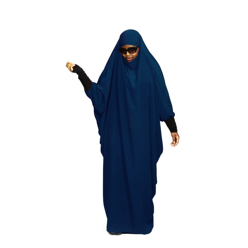jilbab bleu nuit