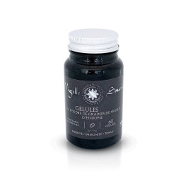 60 Gélules Végétales à la Graine de Nigelle - Habachiya – Vitalité, Défenses Immunitaires et Tonus – Nigelle Source