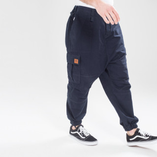Saroual Pantalon Cargo Basic Navy - Usual Fit - DC Jeans Saroual Pantalon Cargo Basic Navy - Usual Fit - DC Jeans