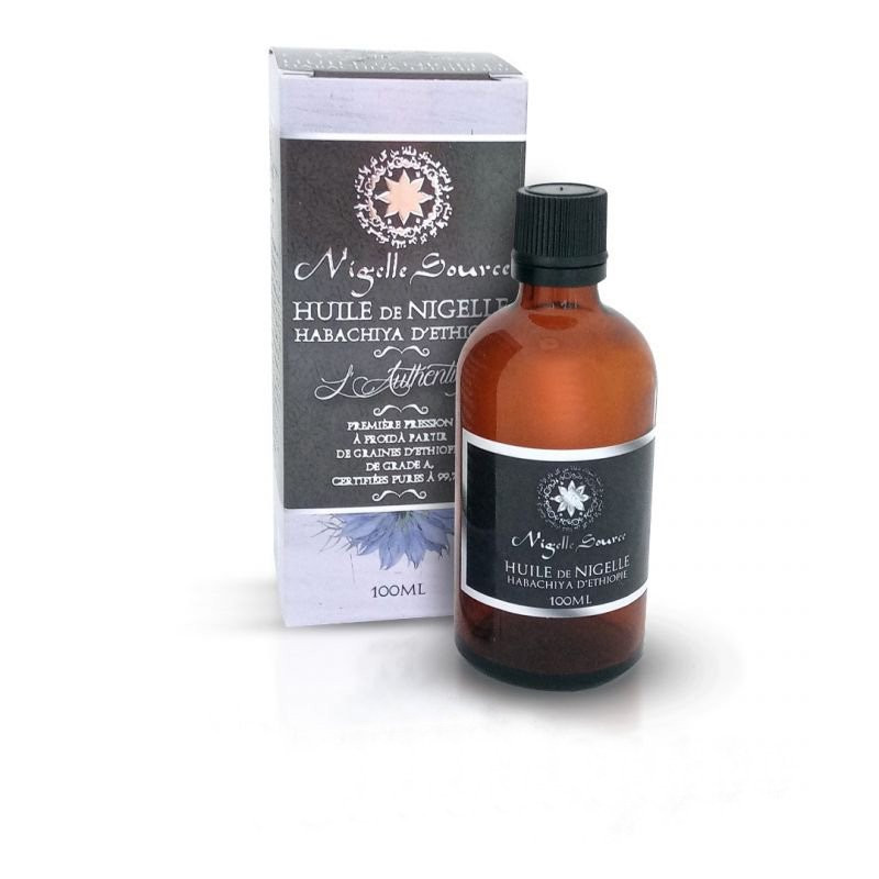 Huile de Nigelle "Habachiya" - Ethiopie - Graine de Grade A - Pureté 99,7% - Certifiée Pressée à Froid – 100 ml - Nigelle Source Huile de Nigelle "Habachiya" - Ethiopie - Graine de Grade A - Pureté 99,7% - Certifiée Pressée à Froid – 100 ml - Nigelle Source