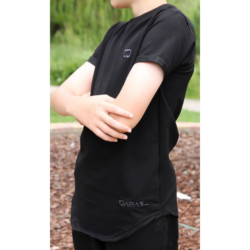 Ensemble Nautik Kid - Noir - Sarouel + T-Shirt de 3 à 16 ans - Qaba'il