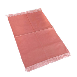 Tapis de Prière de Luxe - Couleur Rose Pâle Unis - Adulte - 73 x 110 cm