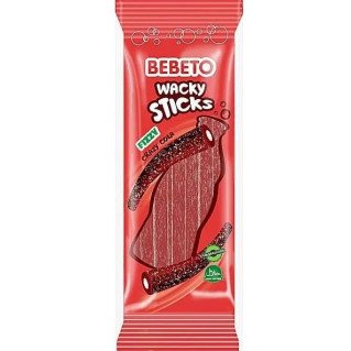 Bonbons Wacky Sticks - Cola - Bebeto - Halal - Sachet 180 gr