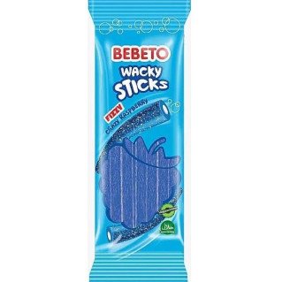 Bonbons Wacky Sticks - Framboise - Bebeto - Halal - Sachet 180 gr