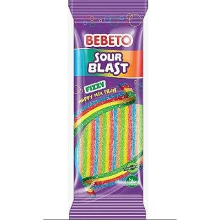 Bonbons Sour Blast - Mix Fruit - Bebeto - Halal - Sachet 180 gr