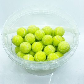 Bonbons Balle de Tennis - Mixe de Fruits Boule de Bubble Gum - Pompito Bebeto - Halal - Boite de 250gr