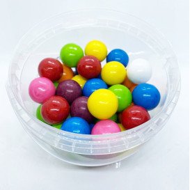 Bonbons Mixe de Fruits Boule de Bubble Gum - Pompito Bebeto - Halal - Boite de 250gr