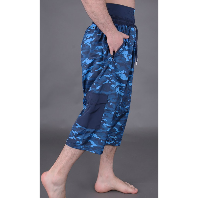 Sarouel de Bain Army - Bleu - Qaba'il Sarouel de Bain Army - Bleu - Qaba'il
