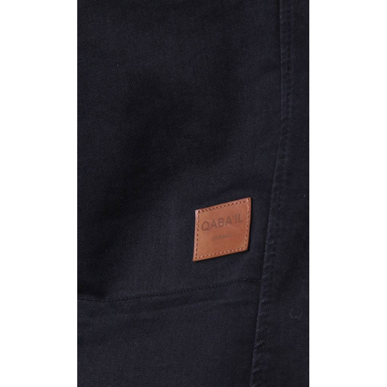 Sarouel Jean Stretch - Noir - Qaba'il : Coupe Djazairi  - Pants Léger