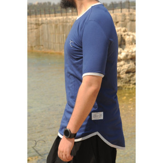 T-Shirt Oversize 100% coton - Bleu Nuit - Rayane