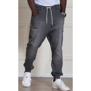 Sarouel Jean Stretch - Gris - Qaba'il : Coupe Djazairi  - Pants Léger