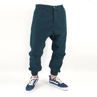 Saroual Chino Tissu Léger - Pantalon Ville Strech  Vert Pétrol - Usual Fit - DC Jeans