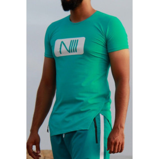 Tshirt NIII Coton - Turquoise - T-Shirt Oversize - Na3im