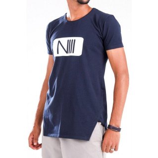Tshirt NIII Coton - Bleu - T-Shirt Oversize - Na3im