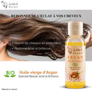 Huile d'Argan BIO - 50 ml - Les Huiles Balqis Huile d'Argan BIO - 50 ml - Les Huiles Balqis