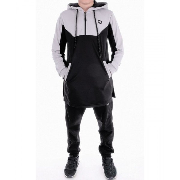 Sarouel et sweat enfant noir, ensemble Qaba'il : QC Aktiv Kid