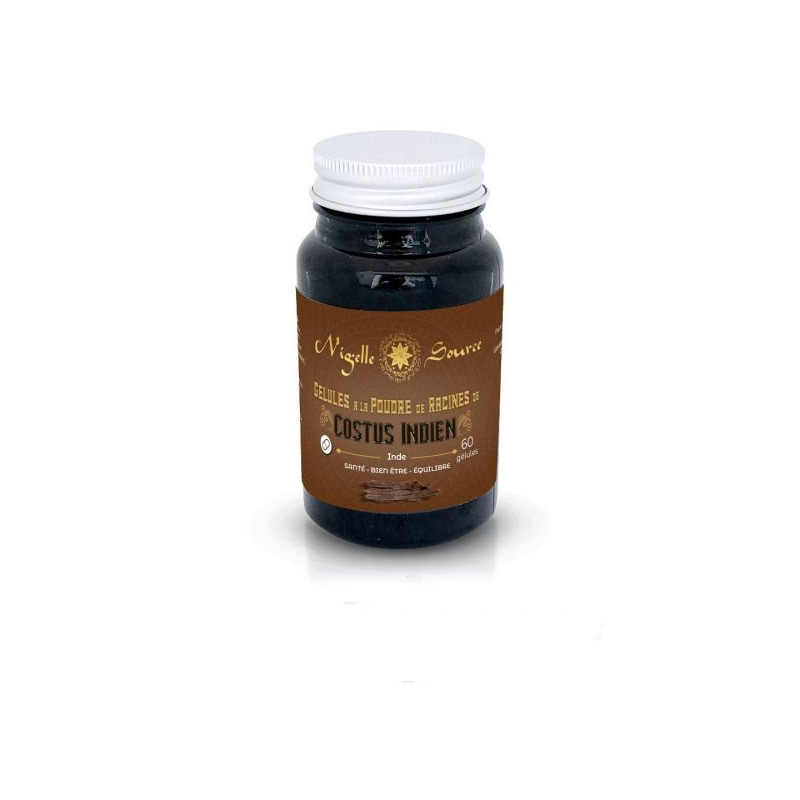 60 Gélules Costus Indien - Nigelle Source - 40 gr 60 Gélules Costus Indien - Nigelle Source - 40 gr