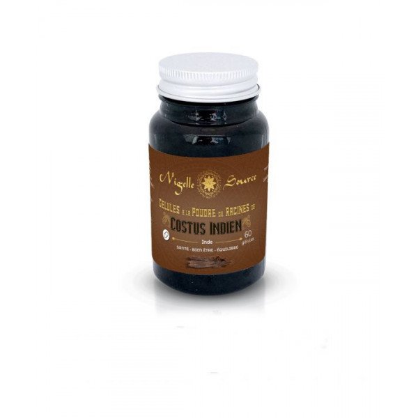 60 Gélules Costus Indien - Nigelle Source - 40 gr