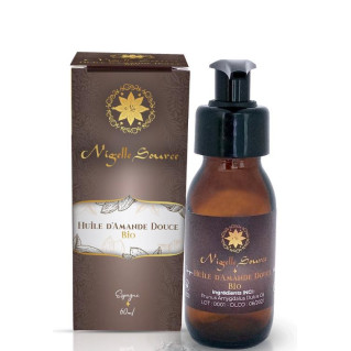 Huile d'Amande Douce BIO - 60 ml - Nigelle Source
