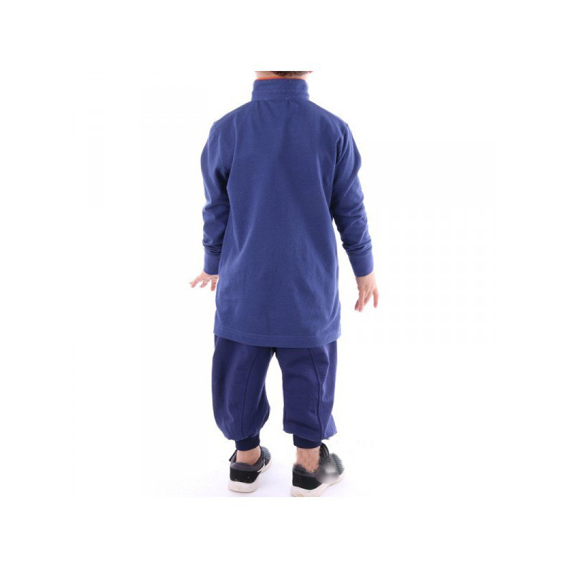 Polo manches longues indigo Qaba'il : junior