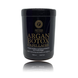 Argan Botox Masque Capillaire à la Kératine et à l'Huile d'Argan - 1000 ml - Prestigia