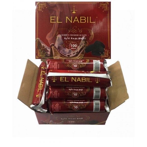1 Boite de 100 Charbons pour Bruleur - Qualité Premium - El Nabil