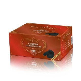 1 Boite de 100 Charbons pour Bruleur - Qualité Premium - El Nabil