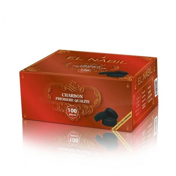 1 Boite de 100 Charbons pour Bruleur - Qualité Premium - El Nabil