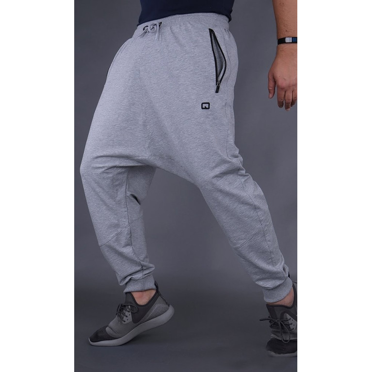 Sarouel Jogging Gris Clair Qaba'il : Athletik