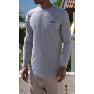 Sweat Manche Longue Gris Clair Qaba'il : Level 