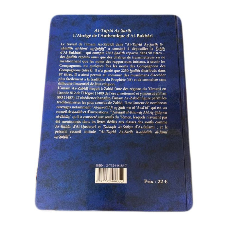 L'Abrégé De L'Authentique D'Al-Bukhârî - Edition Ennour L'Abrégé De L'Authentique D'Al-Bukhârî - Edition Ennour