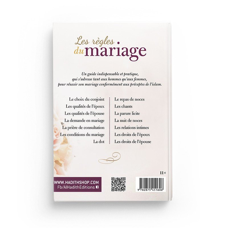 Les Règles du Mariage - Edition Al Hadith Les Règles du Mariage - Edition Al Hadith