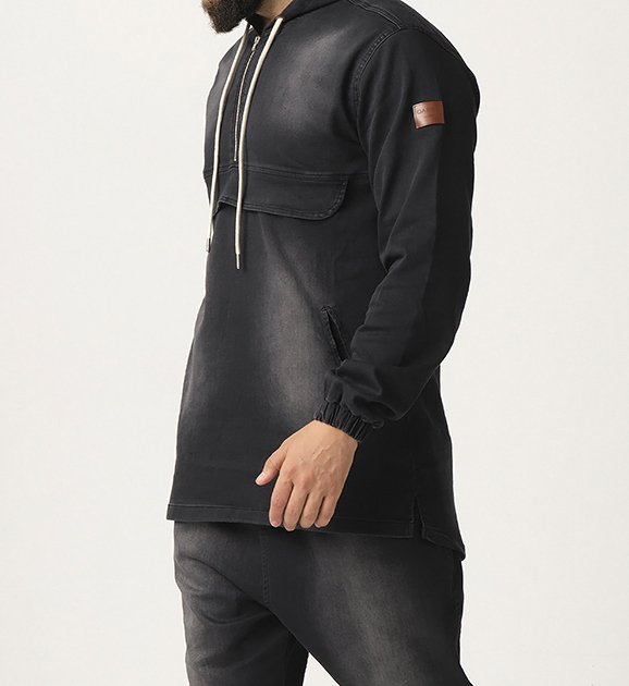 6XL 5XL 4XL Kam Chevron Rayure Sweat à capuche KBS7004 Zip complet noir//gris Taille 3XL 8XL