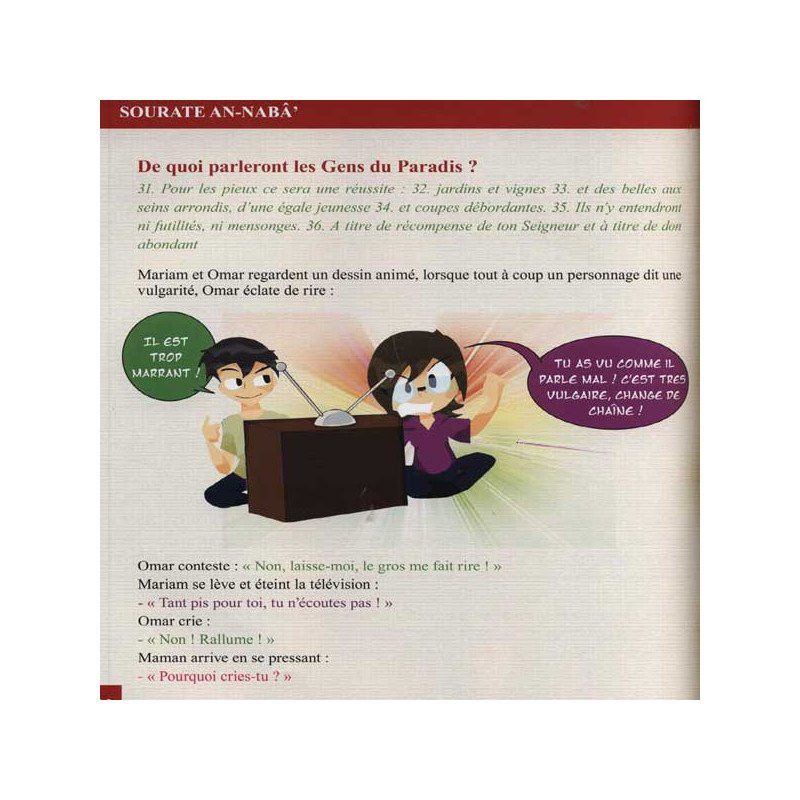 Le Coran expliqué à mon enfants Tome 5 - Sourate At-Takwîr jusqu'à An-Naba - Edition Pixel Graf Le Coran expliqué à mon enfants Tome 5 - Sourate At-Takwîr jusqu'à An-Naba - Edition Pixel Graf