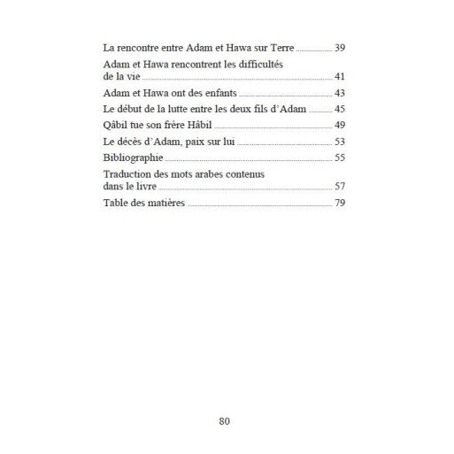 Adam, le Père de l’Humanité (Édition BILINGUE) - Edition Al Bidar