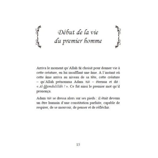 Adam, le Père de l’Humanité (Édition BILINGUE) - Edition Al Bidar