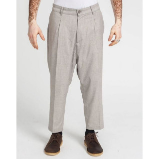 Saroual Coupe Pantalon Pince Wool Beige Chiné - DC Jeans