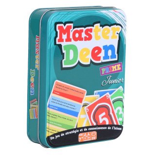 Master Deen Prime Junior - Boite Métallique - Jeu de Cartes à Partir de 7 Ans - Osratouna