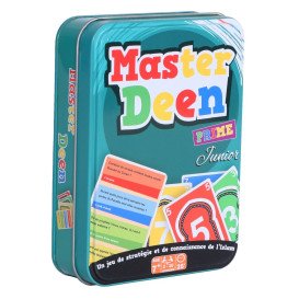 Master Deen Prime Junior - Boite Métallique - Jeu de Cartes à Partir de 7 Ans - Osratouna