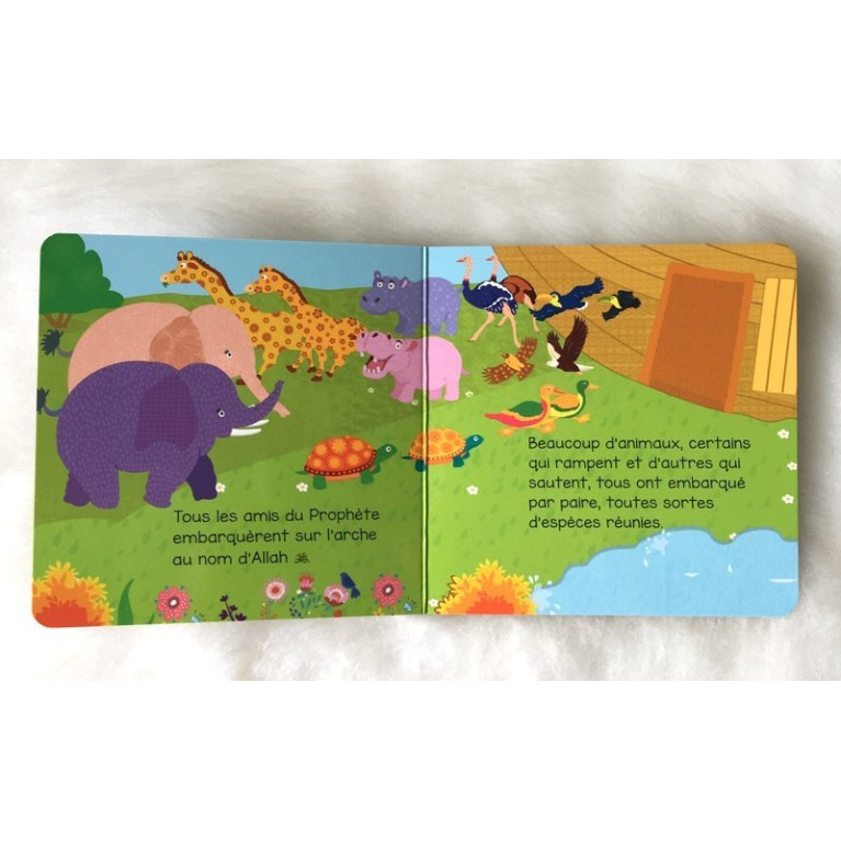 L' Arche de Noûh  (Livre avec Pages Cartonnées) - Histoires Coraniques pour les Enfants - Edition Goodword et Orientica