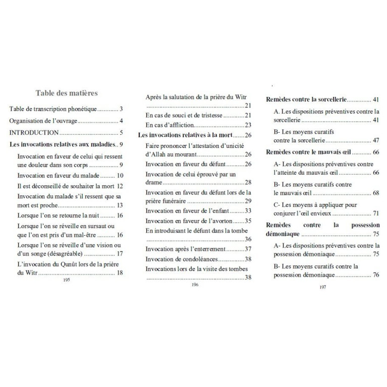 Citadelle Du Malade -Tirée du Coran et de la Sunna - Francais Arabe - Edition Al Haramayn et Orientica