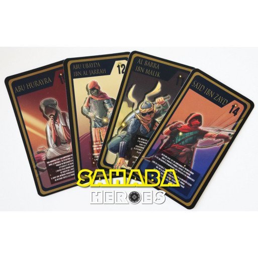 Pack Collector Sahaba Heroes - 96 Cartes Sans Album - 24 Pochettes de 4 Cartes à Collectionner - Wibi Trading LLC