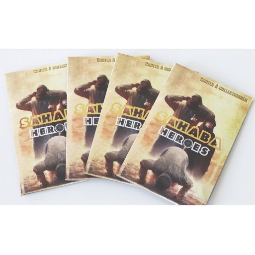 Pack Collector Sahaba Heroes - 96 Cartes Sans Album - 24 Pochettes de 4 Cartes à Collectionner - Wibi Trading LLC