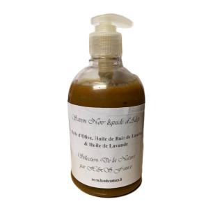 Savon Noir Liquide d'Alep à la Lavande - 100% Naturel et Biodégradable - 500 ml