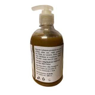 Savon Noir Liquide d'Alep à la Lavande - 100% Naturel et Biodégradable - 500 ml Savon Noir Liquide d'Alep à la Lavande - 100% Naturel et Biodégradable - 500 ml